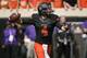 STILLWATER, OK - OCTOBER 5: Quarterback J.W. Walsh #4 of the Oklahoma State Cowboys looks to throw against the Kansas State Wildcats October 5, 2013 at Boone Pickens Stadium in Stillwater, Oklahoma. The Cowboys defeated the Wildcats 33-29. (Photo by Brett Deering/Getty Images)