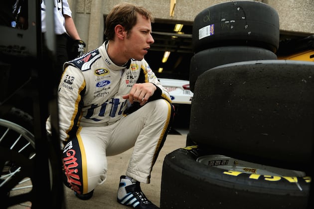 Brad Keselowski in Wrong Place at Wrong Time at Texas