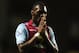 BIRMINGHAM, ENGLAND - MARCH 15: Christian Benteke of Aston Villa reacts during the Barclays Premier League match between Aston Villa and Chelsea at Villa Park on March 15, 2014 in Birmingham, England. (Photo by Chris Brunskill/Getty Images)