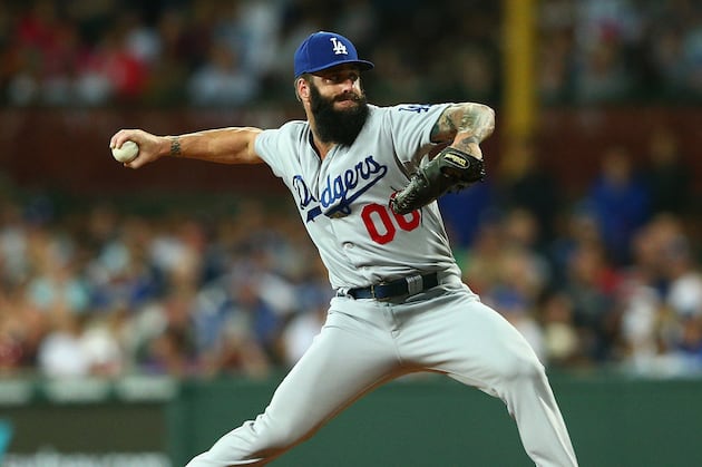Dodgers' Brian Wilson Is Working on Getting Up to Speed