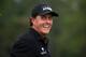 AUGUSTA, GA - APRIL 08: Phil Mickelson of the United States waits on the putting green during a practice round prior to the start of the 2014 Masters Tournament at Augusta National Golf Club on April 8, 2014 in Augusta, Georgia. (Photo by Andrew Redington/Getty Images)