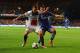 LONDON, ENGLAND - APRIL 08: Cesar Azpilicueta of Chelsea and Marco Verratti of PSG batlte for the ball during the UEFA Champions League Quarter Final second leg match between Chelsea and Paris Saint-Germain FC at Stamford Bridge on April 8, 2014 in London, England. (Photo by Mike Hewitt/Getty Images)