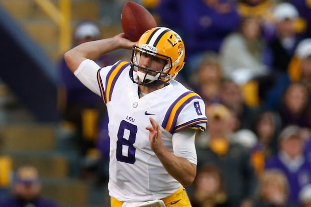 Patriots to Meet with LSU QB Zach Mettenberger