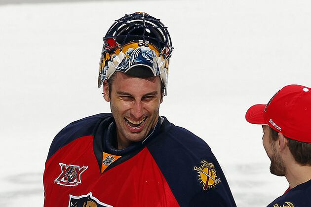 Luongo (Upper Body) Unable to Play on Tuesday