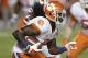 Clemson wide receiver Sammy Watkins runs with the football during the first half of the Orange Bowl NCAA college football game against Ohio State, Friday, Jan. 3, 2014, in Miami Gardens, Fla. (AP Photo/Wilfredo Lee)