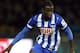 Berlin's Adrian Ramos of Colombia plays the ball during the German first division Bundesliga soccer match between Hertha BSC and FC Schalke 04 in Berlin, Germany, Saturday, Nov. 2, 2013. Schalke defeated Berlin by 2-0. (AP Photo/Michael Sohn)