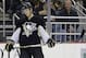 Pittsburgh Penguins defenseman Olli Maatta (3) waits for a face off during the second period of an NHL hockey game against the New York Islanders in Pittsburgh Friday, Oct. 25, 2013. The Islanders won 4-3. (AP Photo/Gene J. Puskar)