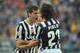 TURIN, ITALY - APRIL 07: Fernando Lorente (L) of Juventus celebrates his second goal during the Serie A match between Juventus and AS Livorno Calcio at Juventus Arena on April 7, 2014 in Turin, Italy. (Photo by Valerio Pennicino/Getty Images)