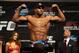 Jan 31, 2014; Newark, NJ, USA; Alistair Overeem and Frank Mir (not pictured) weigh in for their heavyweight bout at Prudential Center. Mandatory Credit: Joe Camporeale-USA TODAY Sports