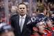 Washington Capitals head coach Adam Oates stands in the bench in the first period of an NHL hockey game against the Los Angeles Kings, Tuesday, March 25, 2014, in Washington. (AP Photo/Alex Brandon)