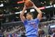 April 6, 2014; Los Angeles, CA, USA; Los Angeles Clippers forward Blake Griffin (32) grabs a rebound against the Los Angeles Lakers during the first half at Staples Center. Mandatory Credit: Gary A. Vasquez-USA TODAY Sports