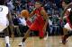 Toronto Raptors guard Kyle Lowry (7) drives with the ball during the first half of an NBA basketball game against the New Orleans Pelicans in New Orleans, Wednesday, March 19, 2014. The Raptors won 107-100. (AP Photo/Jonathan Bachman)