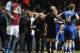 BIRMINGHAM, ENGLAND - MARCH 15: Jose Mourinho manager of Chelsea protests to referee Chris Foy during the Barclays Premier League match between Aston Villa and Chelsea at Villa Park on March 15, 2014 in Birmingham, England. (Photo by Chris Brunskill/Getty Images)