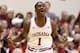 BLOOMINGTON, IN - JANUARY 14: Noah Vonleh #1 of the Indiana Hoosiers celebrates after making a three-point shot against the Wisconsin Badgers during the game at Assembly Hall on January 14, 2014 in Bloomington, Indiana. Indiana won the game 75-72. (Photo by Joe Robbins/Getty Images)