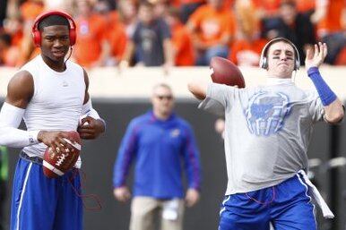 KU Football Coach Charlie Weis Says Jayhawks Could Go with Two...