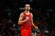 Chicago Bulls center Joakim Noah walks towards the bench during the closing minutes of an NBA basketball game against the Portland Trail Blazers Friday, March 28, 2014, in Chicago. The Trail Blazers won 91-74. (AP Photo/Charles Rex Arbogast)