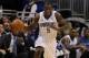 Jan 15, 2014; Orlando, FL, USA; Orlando Magic shooting guard Victor Oladipo (5) drives to the basket against the Chicago Bulls during the second half at Amway Center. Chicago Bulls defeated the Orlando Magic 128-125 in triple overtime. Mandatory Credit: Kim Klement-USA TODAY Sports