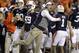 Nov 30, 2013; Auburn, AL, USA; Auburn Tigers head coach Gus Malzahn reacts during the third quarter against the Alabama Crimson Tide at Jordan Hare Stadium. Mandatory Credit: John Reed-USA TODAY Sports
