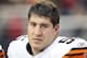 GLENDALE, AZ - DECEMBER 18: Center Alex Mack #55 of the Cleveland Browns during the NFL game against the Arizona Cardinals at the University of Phoenix Stadium on December 18, 2011 in Glendale, Arizona. The Cardinals defeated the Browns 20-17 in overtime. (Photo by Christian Petersen/Getty Images)