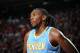 HOUSTON, TX - APRIL 6: Kenneth Faried #35 of the Denver Nuggets during a game against the Houston Rockets on April 6, 2014 at the Toyota Center in Houston, Texas. NOTE TO USER: User expressly acknowledges and agrees that, by downloading and or using this photograph, User is consenting to the terms and conditions of the Getty Images License Agreement. Mandatory Copyright Notice: Copyright 2014 NBAE (Photo by Bill Baptist/NBAE via Getty Images)