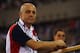 British Cycling's Performance Director Dave Brailsford smiles during the Track Cycling World Cup at the National Cycling Centre, in Manchester, England, Friday Feb. 18, 2011. (AP Photo/Jon Super)