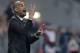 Bayern head coach Pep Guardiola gestures from the touchline during the Champions League quarterfinal second leg soccer match between Bayern Munich and Manchester United in the Allianz Arena in Munich, Germany, Wednesday, April 9, 2014. (AP Photo/Matthias Schrader)