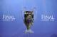 NYON, SWITZERLAND - APRIL 11: A general view of the Champions League trophy during the UEFA Champions League 2013/14 season semi-finals draw at the UEFA headquarters, The House of European Football, on April 11, 2014 in Nyon, Switzerland. (Photo by Harold Cunningham/Getty Images for UEFA)