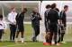 COBHAM, ENGLAND - APRIL 07: Chelsea manager Jose Mourinho starts the session during Chelsea Training and Press Conference on April 7, 2014 in Cobham, England. (Photo by Julian Finney/Getty Images)