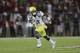 Oregon wide receiver Bralon Addison (11) against Stanford during an NCAA college football game in Stanford, Calif., Thursday, Nov. 7, 2013. (AP Photo/Marcio Jose Sanchez)
