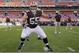Cleveland Browns center Alex Mack works on his blocking technique before an NFL football game against the Baltimore Ravens Sunday, Nov. 3, 2013, in Cleveland. (AP Photo/Mark Duncan)