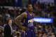 Phoenix Suns' Eric Bledsoe watches during the first half of an NBA basketball game against the Los Angeles Clippers on Monday, Dec. 30, 2013, in Los Angeles. (AP Photo/Jae C. Hong)
