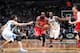 MINNEAPOLIS, MN - April 11: James Harden #13 of the Houston Rockets drives to the basket during the game against the Minnesota Timberwolves on April 11, 2014 at Target Center in Minneapolis, Minnesota. NOTE TO USER: User expressly acknowledges and agrees that, by downloading and or using this Photograph, user is consenting to the terms and conditions of the Getty Images License Agreement. Mandatory Copyright Notice: Copyright 2014 NBAE (Photo by David Sherman/NBAE via Getty Images)