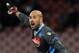 NAPLES, ITALY - FEBRUARY 27: Pepe Reina of Napoli in action during the UEFA Europa League Round of 32 match between SSC Napoli and Swansea City at Stadio San Paolo on February 27, 2014 in Naples, Italy. (Photo by Giuseppe Bellini/Getty Images)