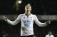 Tottenham's Christian Eriksen celebrates scoring a goal during the English Premier League soccer match between Tottenham Hotspur and Sunderland at White Hart Lane stadium in London, Monday, April 7, 2014. (AP Photo/Kirsty Wigglesworth)