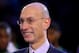 NEW ORLEANS, LA - FEBRUARY 16: NBA Commissioner Adam Silver talks after the 2014 NBA All-Star game at the Smoothie King Center on February 16, 2014 in New Orleans, Louisiana. NOTE TO USER: User expressly acknowledges and agrees that, by downloading and or using this photograph, User is consenting to the terms and conditions of the Getty Images License Agreement. (Photo by Ronald Martinez/Getty Images)