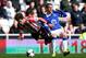 SUNDERLAND, ENGLAND - APRIL 12: Marcos Alonso (L) of Sunderland in action with Gerard Deulofeu of Everton during the Barclays Premier League match between Sunderland and Everton at the Stadium of Light on April 12, 2014 in Sunderland, England. (Photo by Paul Thomas/Getty Images)