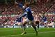 SUNDERLAND, ENGLAND - APRIL 12: Gerard Deulofeu of Everton celebrates after Wes Brown of Sunderland scores an own goal off his cross during the Barclays Premier League match between Sunderland and Everton at Stadium of Light on April 12, 2014 in Sunderland, England. (Photo by Alex Livesey/Getty Images)