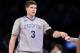 Mar 14, 2014; New York, NY, USA; Creighton Bluejays forward Doug McDermott (3) celebrates defeating Xavier Musketeers in the semifinals of the Big East college basketball tournament at Madison Square Garden. Creighton Bluejays defeat Xavier Musketeers 86-78. Mandatory Credit: Jim O'Connor-USA TODAY Sports