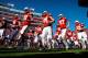 LINCOLN, NE - NOVEMBER 29: The Nebraska Cornhuskers take the field before their game against the Iowa Hawkeyes at Memorial stadium on November 29, 2013 in Lincoln, Nebraska. (Photo by Eric Francis/Getty Images)