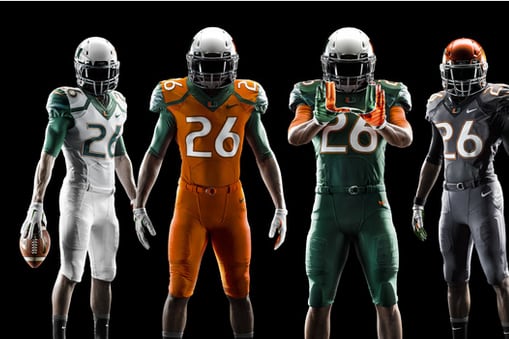 Miami Hurricanes Unveil New 2014 Nike Football Uniform Design