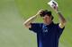 Bubba Watson waits to putt on the seventh green during the third round of the Masters golf tournament Saturday, April 12, 2014, in Augusta, Ga. (AP Photo/David J. Phillip)