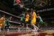 CLEVELAND, OH - APRIL 12: Anderson Varejao #17 of the Cleveland Cavaliers shoots against the Boston Celtics at The Quicken Loans Arena on April 12, 2014 in Cleveland, Ohio. NOTE TO USER: User expressly acknowledges and agrees that, by downloading and/or using this Photograph, user is consenting to the terms and conditions of the Getty Images License Agreement. Mandatory Copyright Notice: Copyright 2014 NBAE (Photo by David Liam Kyle/NBAE via Getty Images)