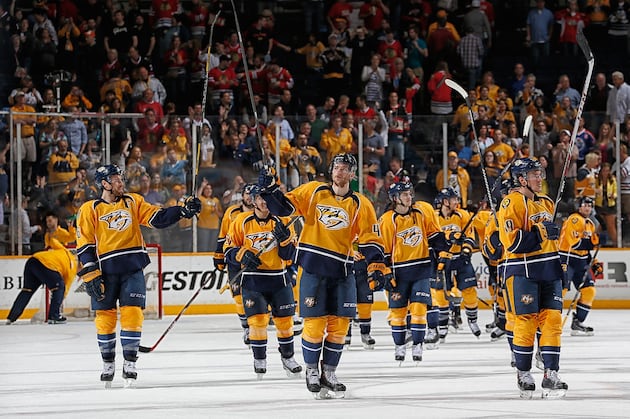 Predators Beat Blackhawks 7-5, Take Series 4-1