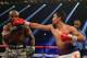 LAS VEGAS, NV - APRIL 12: Manny Pacquiao lands a right hand to the head of Timothy Bradley at the MGM Grand Garden Arena on April 12, 2014 in Las Vegas, Nevada. (Photo by Jeff Gross/Getty Images)
