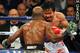 LAS VEGAS, NV - APRIL 12: Timothy Bradley (L) and Manny Pacquiao battle it out during their WBO world welterweight championship boxing match at the MGM Grand Garden Arena on April 12, 2014 in Las Vegas, Nevada. Pacquiao won by unanimous decision. (Photo by David Becker/Getty Images)