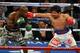 LAS VEGAS, NV - APRIL 12: Timothy Bradley (L) and Manny Pacquiao battle it out during their WBO world welterweight championship boxing match at the MGM Grand Garden Arena on April 12, 2014 in Las Vegas, Nevada. Pacquiao won by unanimous decision. (Photo by David Becker/Getty Images)