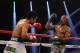 LAS VEGAS, NV - APRIL 12: Manny Pacquiao throws a left hand at Timothy Bradley at the MGM Grand Garden Arena on April 12, 2014 in Las Vegas, Nevada. (Photo by Jeff Gross/Getty Images)