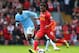 LIVERPOOL, ENGLAND - APRIL 13: Yaya Toure of Manchester City competes with Daniel Sturridge of Liverpool during the Barclays Premier League match between Liverpool and Manchester City at Anfield on April 13, 2014 in Liverpool, England. (Photo by Alex Livesey/Getty Images)