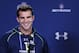 INDIANAPOLIS, IN - FEBRUARY 21: Former Central Florida quarterback Blake Bortles speaks to the media during the 2014 NFL Combine at Lucas Oil Stadium on February 21, 2014 in Indianapolis, Indiana. (Photo by Joe Robbins/Getty Images)