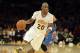 Mar 9, 2014; Los Angeles, CA, USA; Los Angeles Lakers shooting guard Jodie Meeks (20) drives to the basket against the Oklahoma City Thunder during the second half at Staples Center. Mandatory Credit: Richard Mackson-USA TODAY Sports